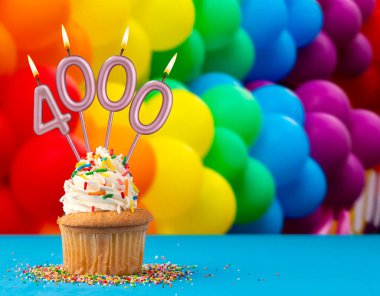 Takipçi veya beğeni sayısı - 4000 numaralı mum.