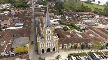 Caramanta, Antioquia, Kolombiya. 27 Ekim 2024. 86 kilometrekarelik bir alana sahip belediye..