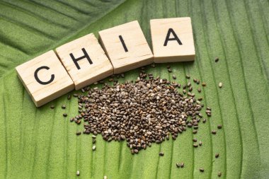 Salvia Hispanica - Taze ve organik chia tohumları.