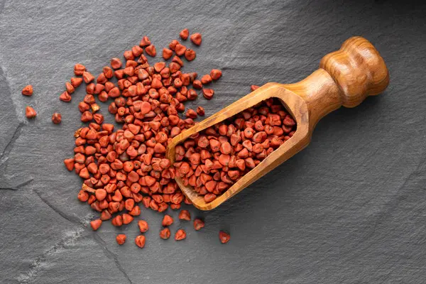 Organik, kurutulmuş, çiğ, kırmızı Bixa Orellana tohumları - Başarı.