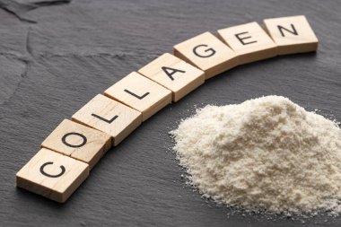 Organik jelatin tozu - Bir sürü hidrolize kolajen tozu.