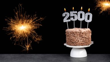 2500 numaralı mum - takipçi veya beğeni sayısı