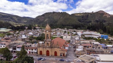 Nobsa, Boyaca, Kolombiya. 10 Mayıs 2025. Nobsa Bölgesi, Katolik Kilisesi 'nden Aziz Jeronimo.
