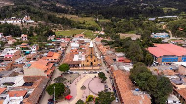 Raquira, Boyaca, Kolombiya. 11 Mayıs 2025. Belediye, Boyaca ilinin Ricaurte ilçesine bağlı bir beldedir..