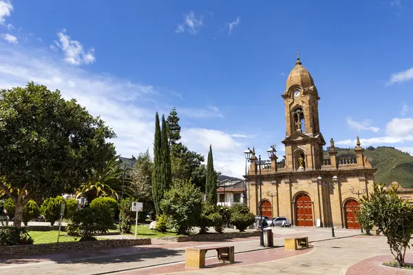 Nobsa, Boyaca, Kolombiya. 10 Mayıs 2025. Nobsa Bölgesi, Katolik Kilisesi 'nden Aziz Jeronimo.