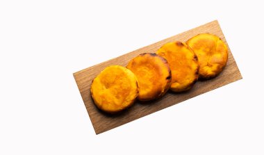 Geleneksel Kolombiya yemekleri Boyaca 'dan lezzetli ızgara arepa