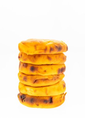 Boyaca, Kolombiya 'dan nefis gevrek arepa.