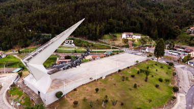 Paipa, Boyaca, Kolombiya. 9 Mayıs 2025. Vargas Bataklığı 'nın Mızraklıları Anıtı, Paipa Belediyesi' ne 10 kilometre uzaklıkta..