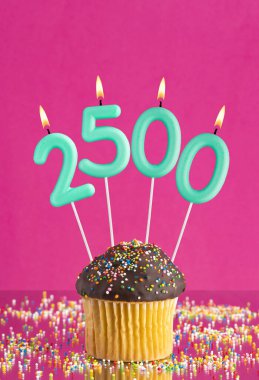 2500 numaralı mum - takipçi veya beğeni sayısı