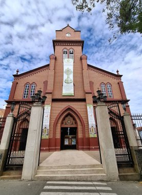 El Santuario, Antioquia, Kolombiya. 28 Haziran 2025. Judea Park 'taki Katolik tarikat kilisesi.