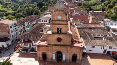 Ebejico, Antioquia, Kolombiya. 25 Mayıs 2025. San Jose Parish bir Kolombiya Katolik kilisesi.