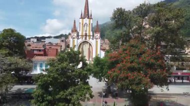 Amaga, Antioquia, Kolombiya. 12 Temmuz 2025. Aziz Ferdinand, Kolombiya 'nın Katolik kilisesi.