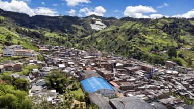Granada, Antioquia, Kolombiya. 28 Haziran 2025. Bölümün doğu bölgesinde bir belediye bulunmaktadır..