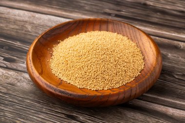 Çiğ organik amaranth tohumu - sağlıklı atadan kalma tahıl