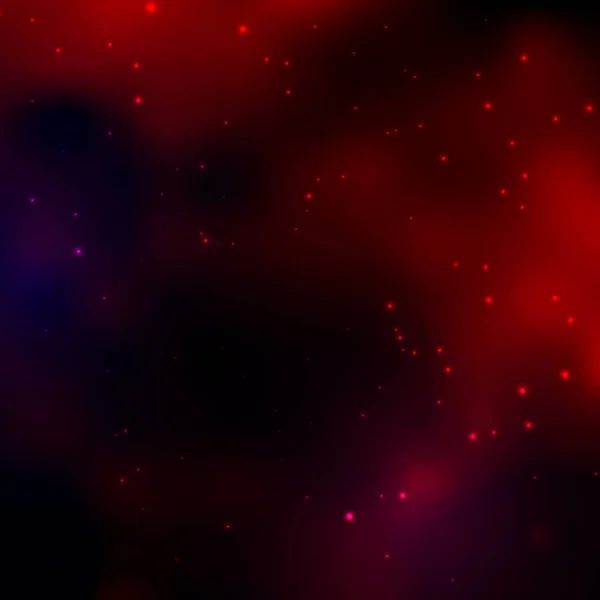 Космический Ночной Фон Реалистичными Туманностями Сияющими Звездами Красочное Пространство Звездной — стоковый вектор