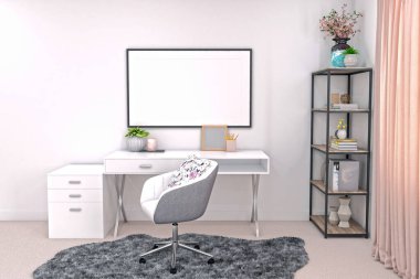 Çalışma İstasyonu Çerçeve çalışma yeri çalışma tablosu ve Ekran Modifiye 