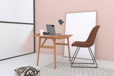 Çalışma İstasyonu Çerçeve çalışma yeri çalışma tablosu ve Ekran Modifiye 