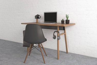 Çalışma İstasyonu Çerçeve çalışma yeri çalışma tablosu ve Ekran Modifiye 