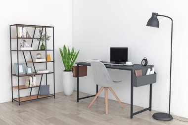 Çalışma İstasyonu Çerçeve çalışma yeri çalışma tablosu ve Ekran Modifiye 