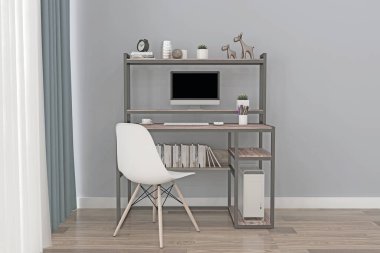 Çalışma İstasyonu Çerçeve çalışma yeri çalışma tablosu ve Ekran Modifiye 