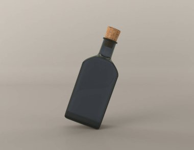 3B Yapılandırılmış Şişeler Model Şablonu