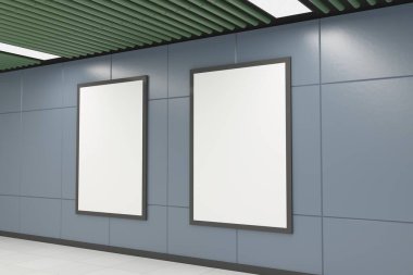 Subway Signs, Poster, Billboard Mockup