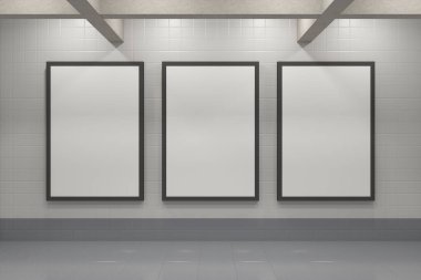 Subway Signs, Poster, Billboard Mockup
