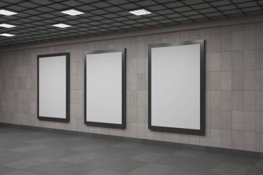 Subway Signs, Poster, Billboard Mockup