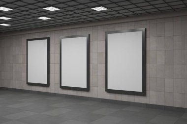 Subway Signs, Poster, Billboard Mockup