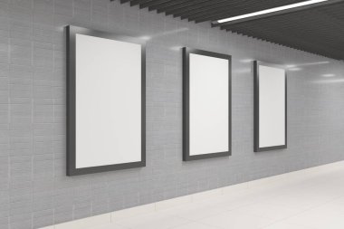 Subway Signs, Poster, Billboard Mockup