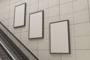 Subway Signs, Poster, Billboard Mockup