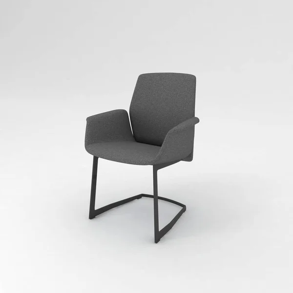 Černá Bílá Fotografie Židle — Stock fotografie