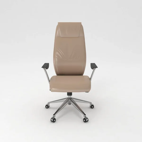 Krzesło Biurowe Krzesła Białym Tle — Zdjęcie stockowe