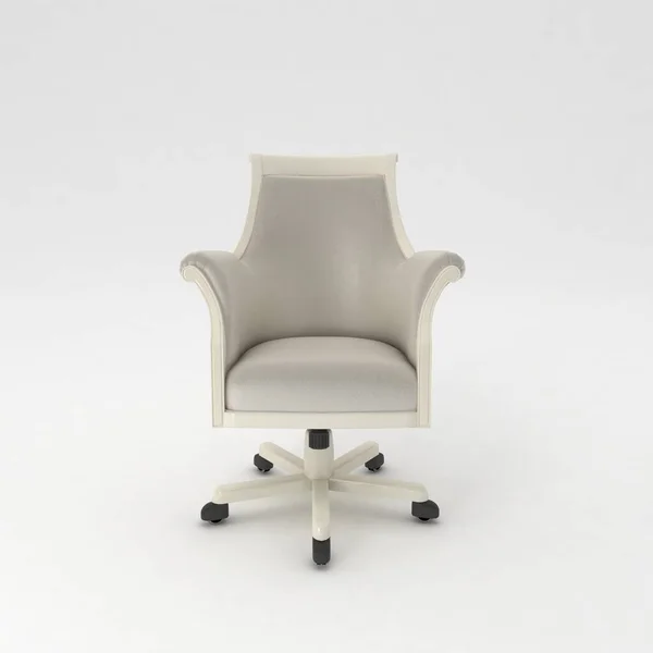 Chaise Moderne Sur Fond Blanc — Photo