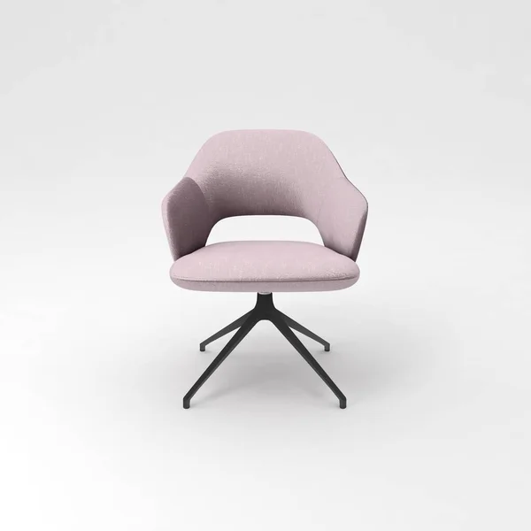 Cadeira Confortável Isolado Fundo Branco — Fotografia de Stock