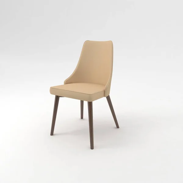 Chaise Moderne Isolée Sur Fond Blanc — Photo