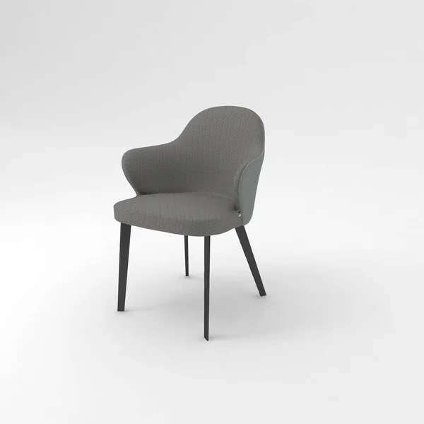Black Chair White Background — Stock Photo, Image
