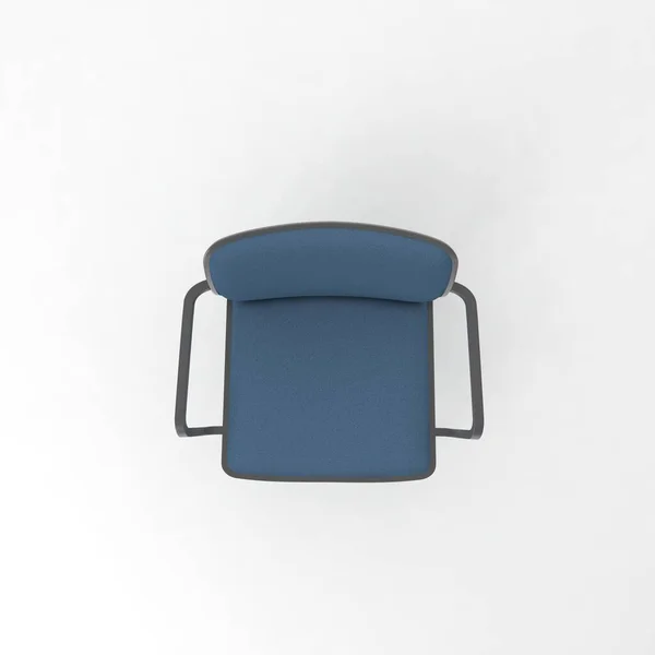 Chaise Bureau Moderne Sur Fond Blanc — Photo