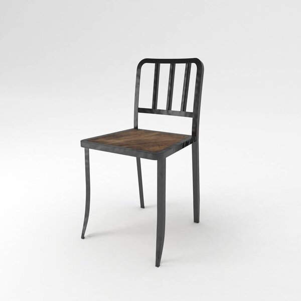 деревянный стул на белом фоне