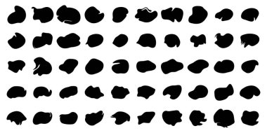 Sıvı Sıvı Doldurulmuş Siyah Şekiller V150 Set 2