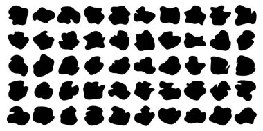 Sıvı Sıvı Doldurulmuş Siyah Şekiller V150 Set 2