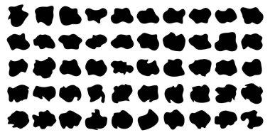 Sıvı Sıvı Doldurulmuş Siyah Şekiller V150 Set 2