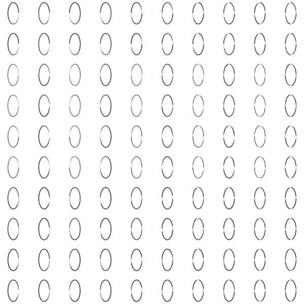 Ligne Mince Verticale Ovale Dessinée Main 100 — Image vectorielle