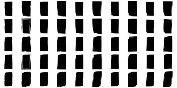 stock vector Grunge Square shape Hand Drawn Square Shape-100-5