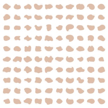 Sıvı Sıvı Doldurulmuş Bej Renk Şekilleri V150 100 Set 2