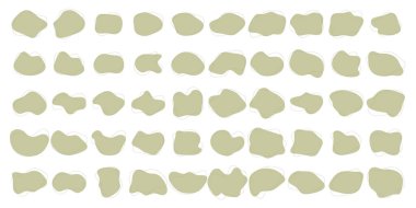 Sıvı Sıvı Doldurulmuş Bej Renk Şekilleri V150 100 Set 2