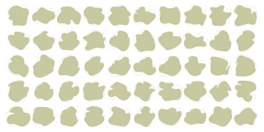 Sıvı Sıvı Doldurulmuş Bej Renk Şekilleri V150 100 Set 2