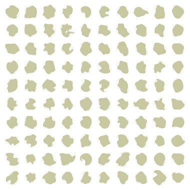 Sıvı Sıvı Doldurulmuş Bej Renk Şekilleri V150 100 Set 2