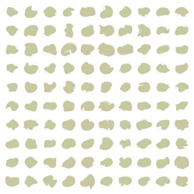 Sıvı Sıvı Doldurulmuş Bej Renk Şekilleri V150 100 Set 2