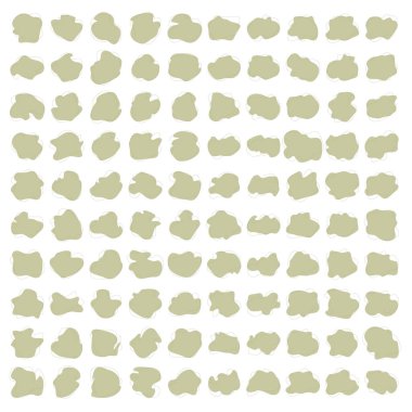 Sıvı Sıvı Doldurulmuş Bej Renk Şekilleri V150 100 Set 2